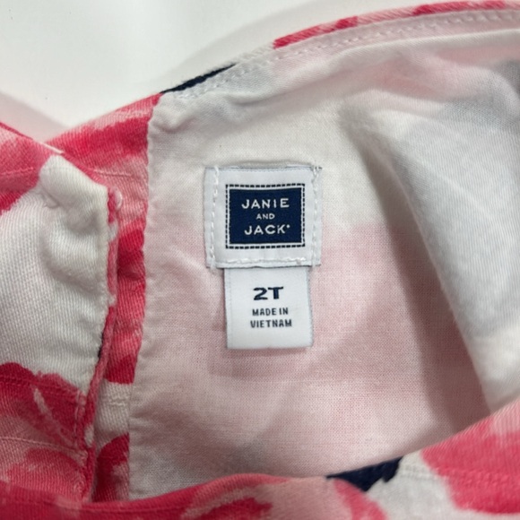 Janie and Jack Floral Fancy Party Dress size 2T - perfect for wedding or summer - Picture 3 of 4